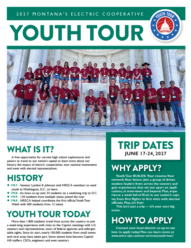 Youth Tour Flyer